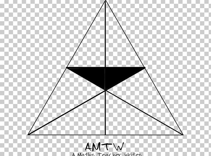 Triangle Fraction One Half Point Area PNG, Clipart, Angle, Area, Art, Black And White, Circle Free PNG Download