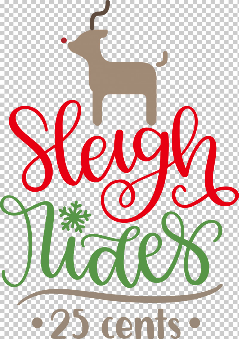 Sleigh Rides Deer Reindeer PNG, Clipart, Christmas, Deer, Line, Logo, M Free PNG Download