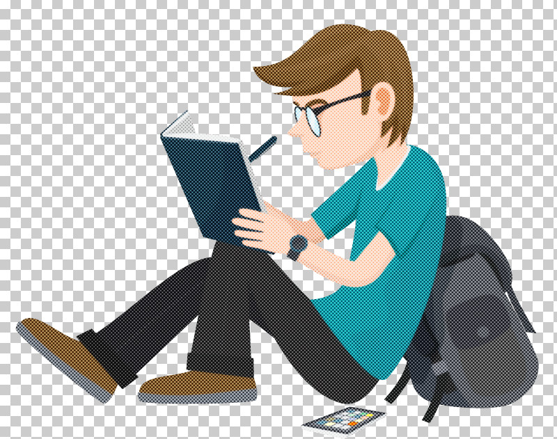 Cartoon Sitting Job Reading Learning PNG, Clipart, Cartoon, Employment, Job, Learning, Reading Free PNG Download