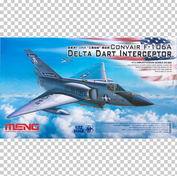 Convair F-106 Delta Dart F-106A Fighter Aircraft Airplane PNG, Clipart, 172 Scale, Aerospace Engineering, Aircraft, Air Force, Airline Free PNG Download