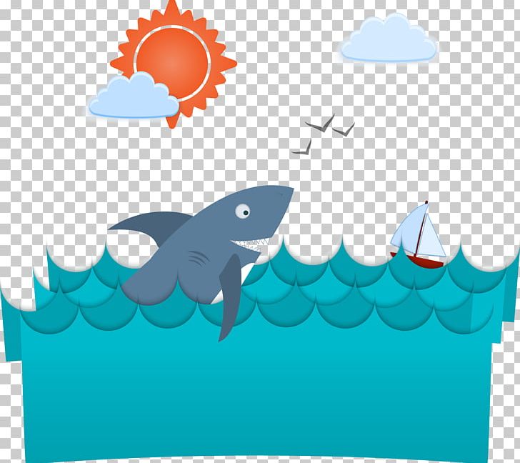 Illustration PNG, Clipart, Adobe Illustrator, Animals, Aqua, Big Shark, Blue Free PNG Download