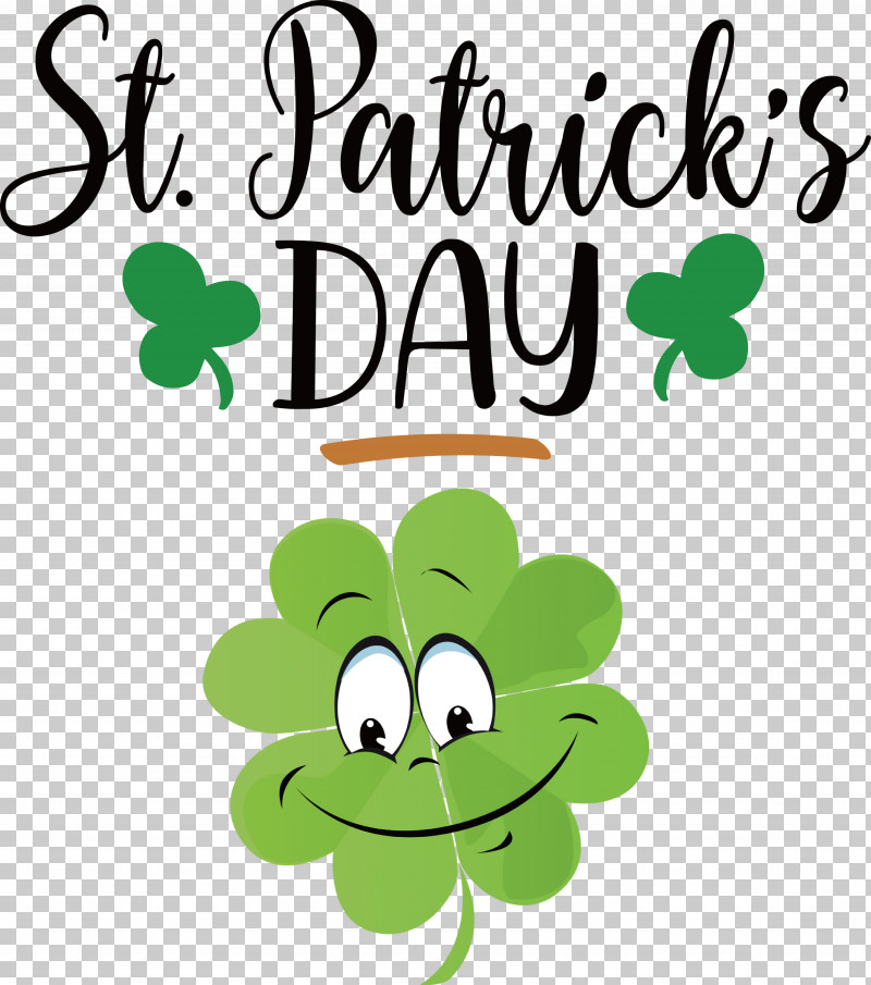 St Patricks Day Saint Patrick Happy Patricks Day PNG, Clipart, Cartoon, Flower, Green, Happiness, Leaf Free PNG Download