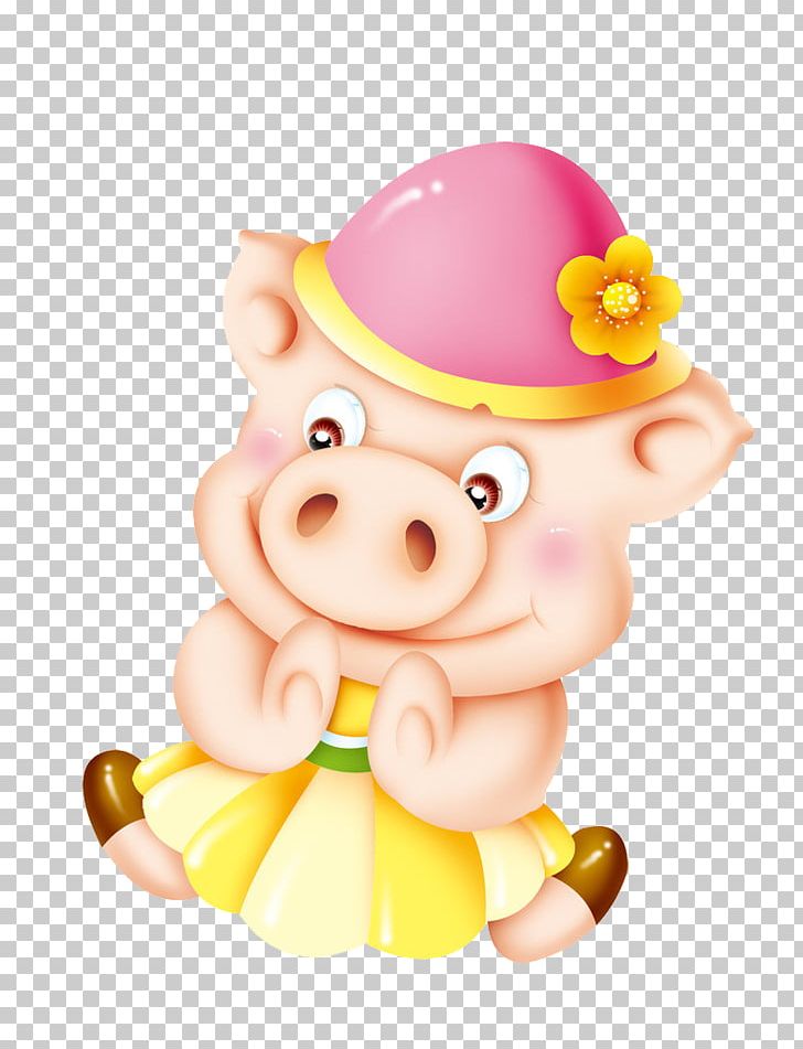 Domestic Pig Cartoon Chinese Zodiac PNG, Clipart, Animal, Animals, Animation, Cartoon, Chinese Zodiac Free PNG Download