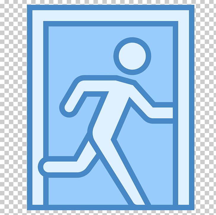 Exit Sign Computer Icons Logo Emergency Exit PNG, Clipart, Angle, Area, Blue, Brand, Computer Icons Free PNG Download