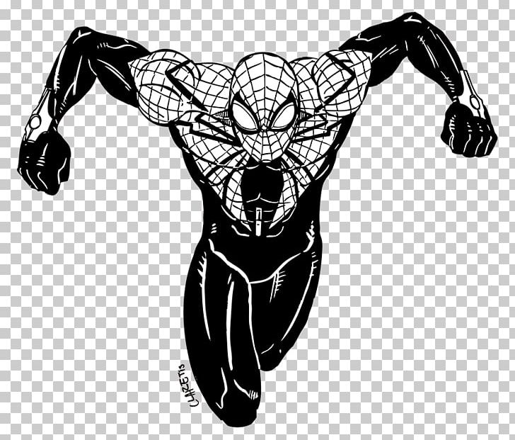The Superior Spider-Man Drawing Quicksilver Line Art PNG, Clipart, Black, Character, Color, Coloring Book, Comics Free PNG Download