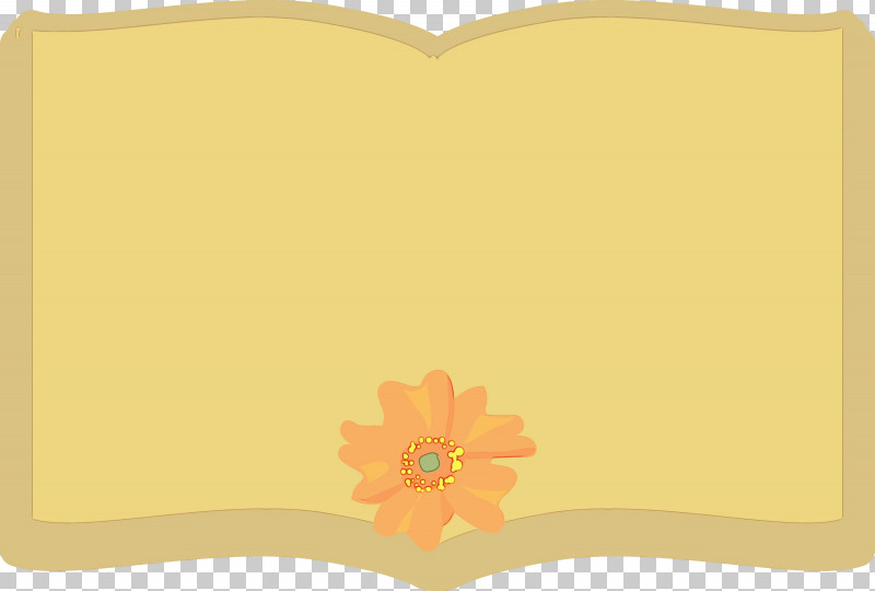 Rectangle Flower Yellow Font Petal PNG, Clipart, Book Frame, Flower, Flower Frame, Geometry, Mathematics Free PNG Download