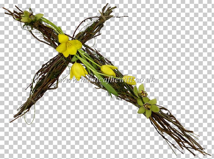 Monica F Hewitt Florist Ltd Twig Funeral Flower PNG, Clipart, Branch, Condolences, Cross, Easter, Florist Free PNG Download
