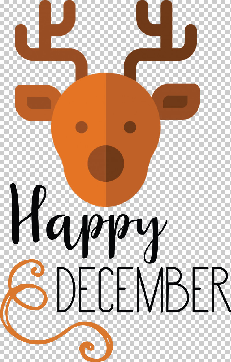 Happy December Winter PNG, Clipart, Biology, Deer, Geometry, Happy December, Line Free PNG Download