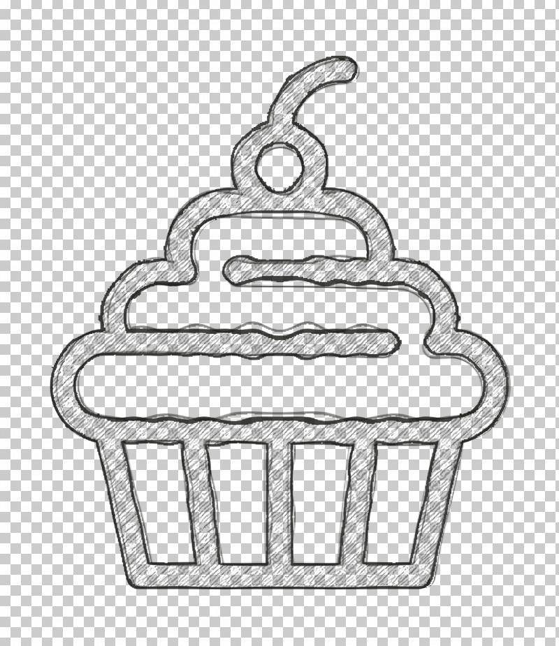 Sweets Icon Dessert Icon Cupcake With Cherry Icon PNG, Clipart, Cookware And Bakeware, Dessert Icon, Geometry, Line, Line Art Free PNG Download