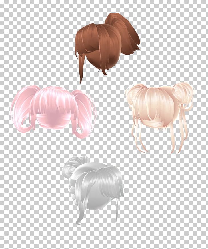Hair Mammal Face Ponytail Png Clipart 3d Modeling Chibi