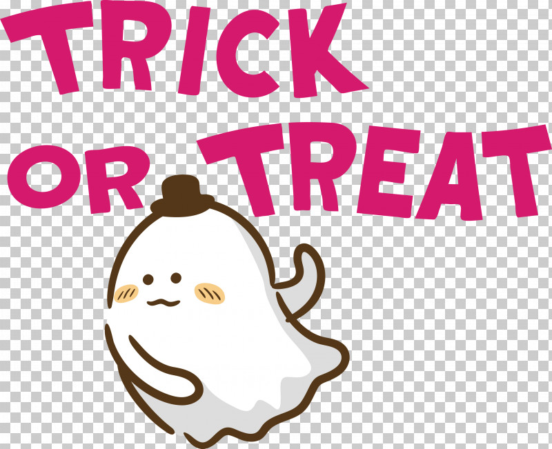 TRICK OR TREAT Halloween PNG, Clipart, Behavior, Cartoon, Halloween, Happiness, Line Free PNG Download
