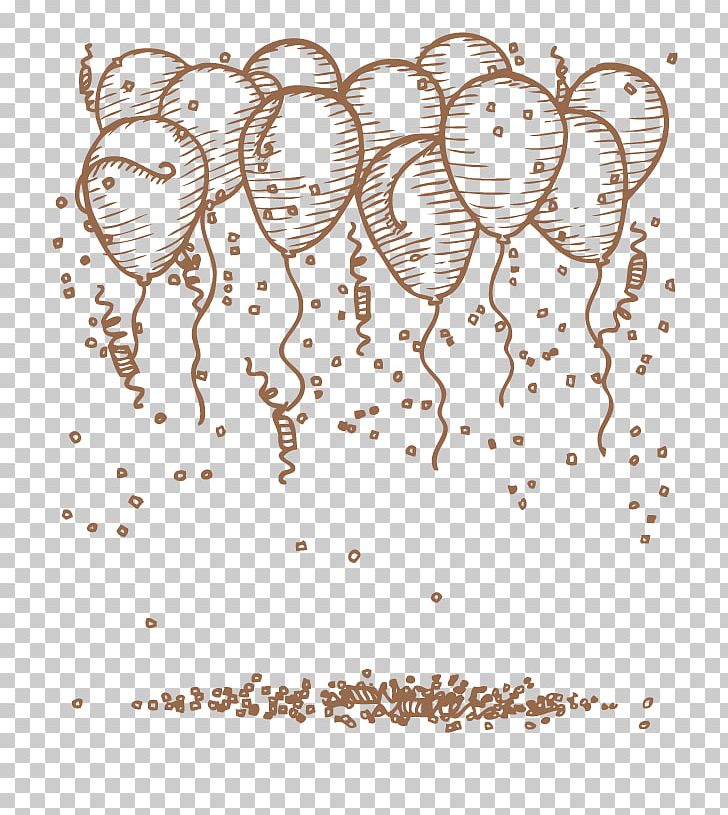 Drawing Sketch Party Confetti Ink PNG, Clipart, Area, Art, Balloon, Balloons, Birthday Free PNG Download