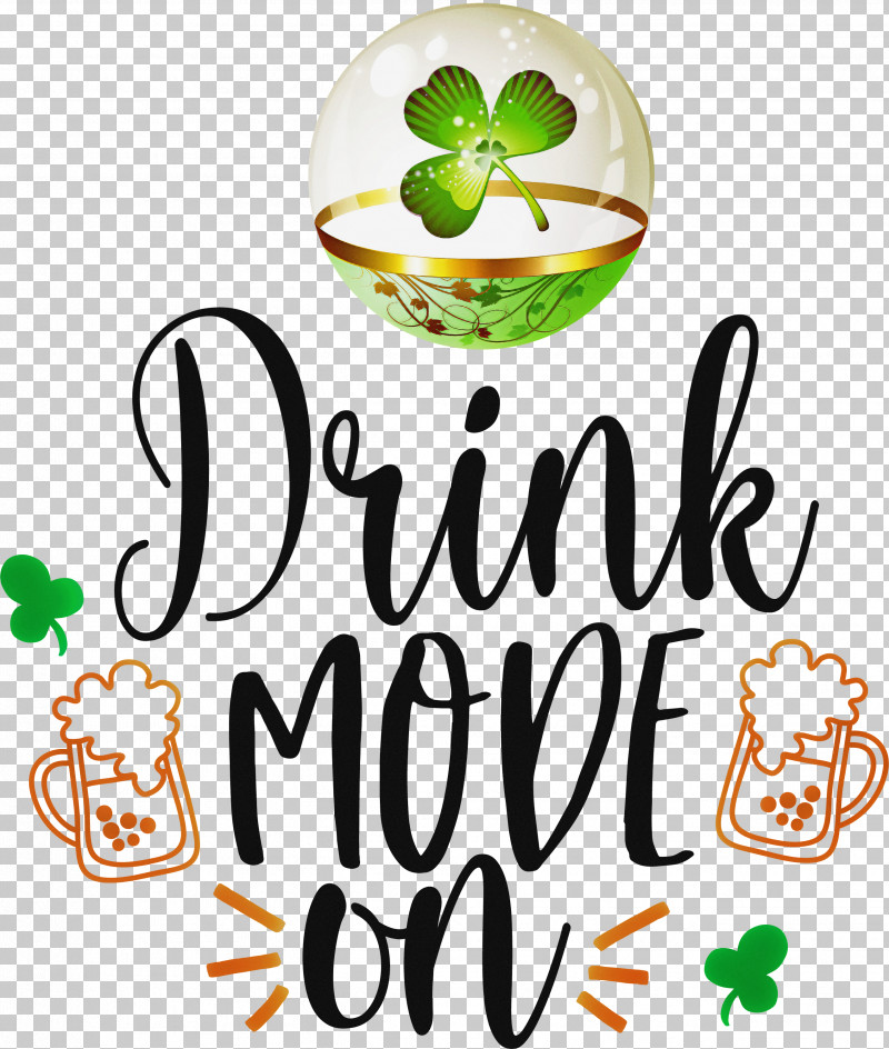 Drink Mode On St Patricks Day Saint Patrick PNG, Clipart, Flower, Fruit, Logo, M, Meter Free PNG Download