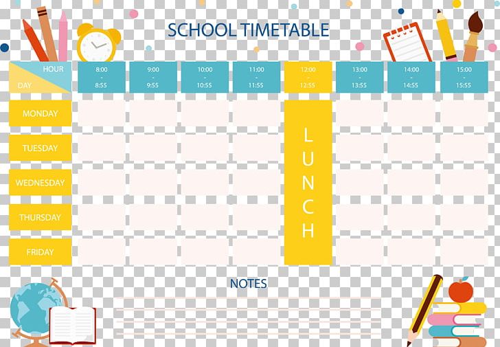 School Timetable Template Curriculum PNG, Clipart, Angle, Area, Back To School, Brand, Class Schedule Card Free PNG Download