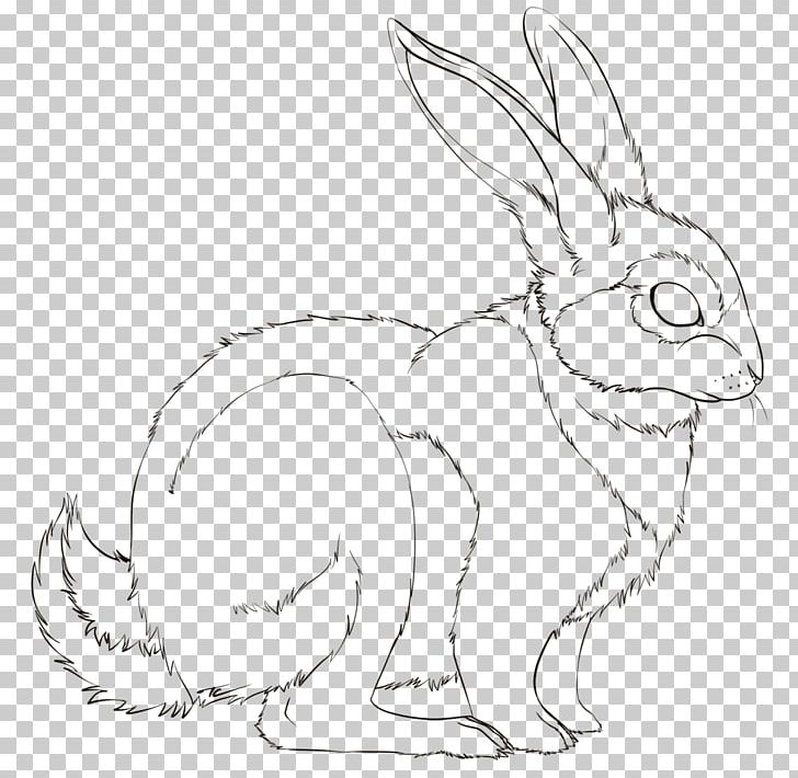 Domestic Rabbit Line Art Drawing Hare PNG, Clipart, Animal Figure, Anime, Artwork, Beak, Black And White Free PNG Download