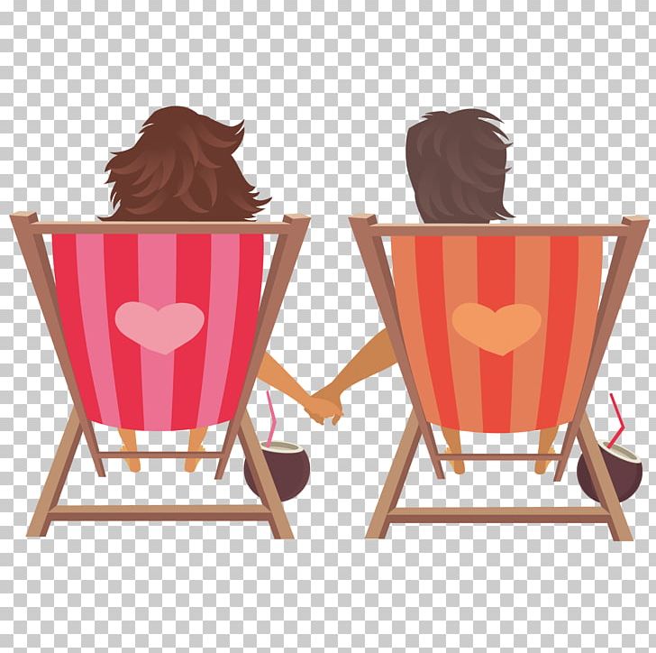 Table Deckchair Annual Leave PNG, Clipart, Annual Leave, Beach, Cartoon, Cartoon Couple, Chair Free PNG Download