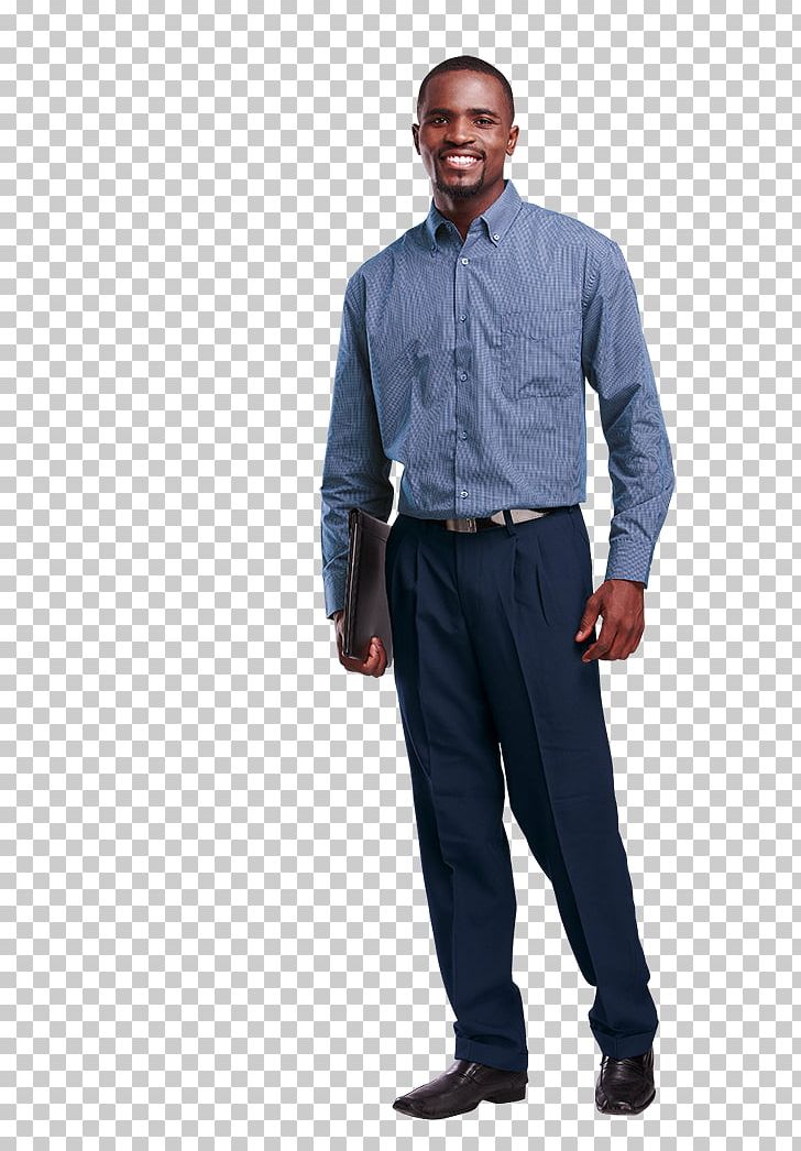 shirt on navy blue pant