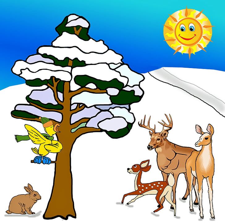 Reindeer Winter PNG, Clipart, Animation, Area, Art, Artwork, Branch Free PNG Download