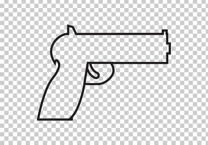 Computer Icons Weapon Firearm Symbol PNG, Clipart, Angle, Area, Black, Black And White, Computer Icons Free PNG Download