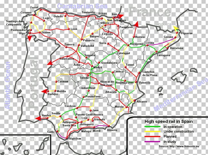 Train AVE Rail Transport Madrid High-speed Rail PNG, Clipart, Area, Ave, Diagram, Ferdinand Vi Of Spain, Higherspeed Rail Free PNG Download
