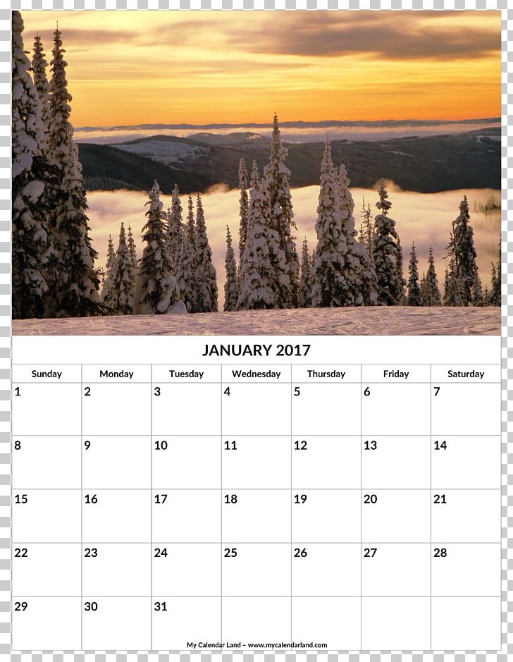 Calendar Winter Landscape Snow Solstice PNG, Clipart, 2018, Calendar, Cloud, Cold, January Free PNG Download
