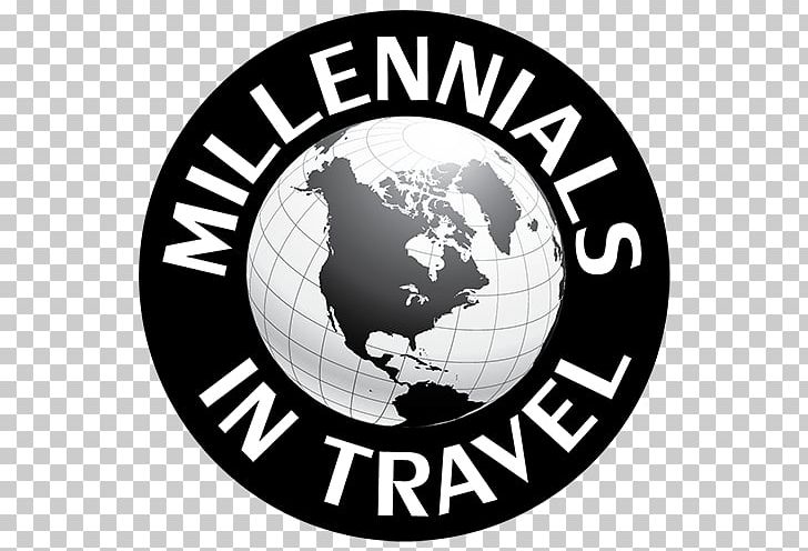 Millennials Travel Agent Logo Organization PNG, Clipart, Ball, Black And White, Brand, Decal, Emblem Free PNG Download