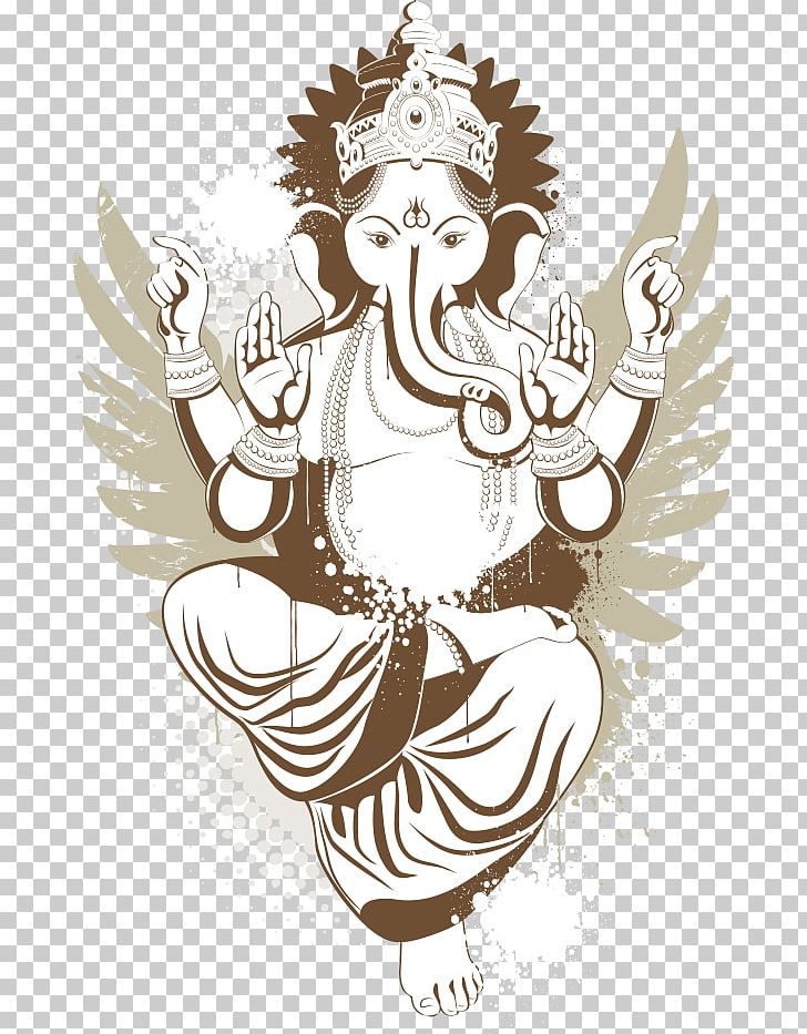 Shiva Ganesha Tattoo Deity Hinduism PNG, Clipart, Amitabha, Bird, Buddha, Creative Ads, Creative Artwork Free PNG Download