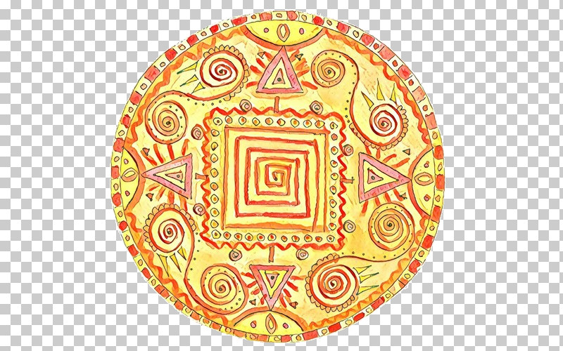 Orange PNG, Clipart, Circle, Motif, Orange, Paisley, Tableware Free PNG Download