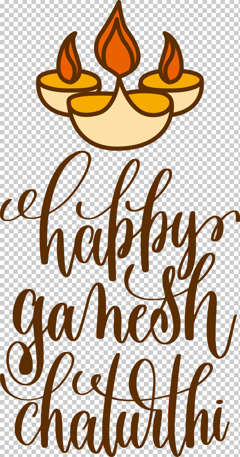 Happy Ganesh Chaturthi PNG, Clipart, Calligraphy, Festival, Happy Ganesh Chaturthi, Lettering, Poster Free PNG Download