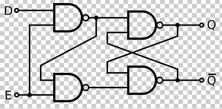 Flip-flop Circuito Sequencial NAND Gate XOR Gate PNG, Clipart, And Gate, Angle, Area, Black And White, Brand Free PNG Download