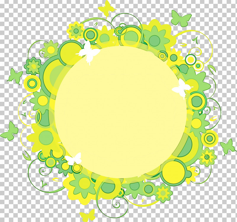 Green Yellow Circle Oval Plant PNG, Clipart, Circle, Circle Frame, Floral Circle Frame, Flower Circle Frame, Green Free PNG Download