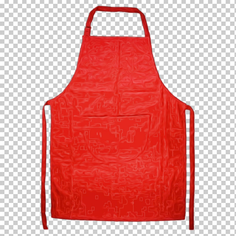 Red Clothing Apron PNG, Clipart, Apron, Clothing, Paint, Red, Watercolor Free PNG Download