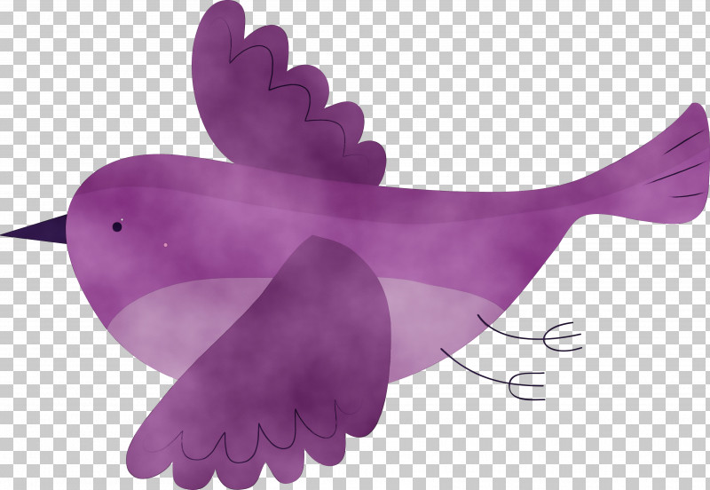 Petal Purple PNG, Clipart, Cartoon Bird, Cute Bird, Paint, Petal, Purple Free PNG Download