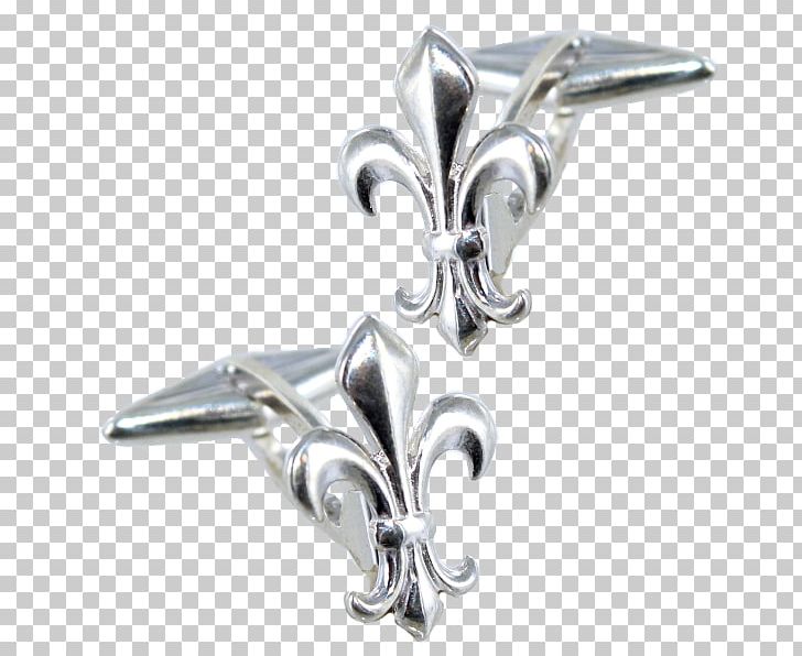Cufflink Earring Silver Button Fleur-de-lis PNG, Clipart, Bijou, Body Jewellery, Body Jewelry, Button, Cuff Free PNG Download