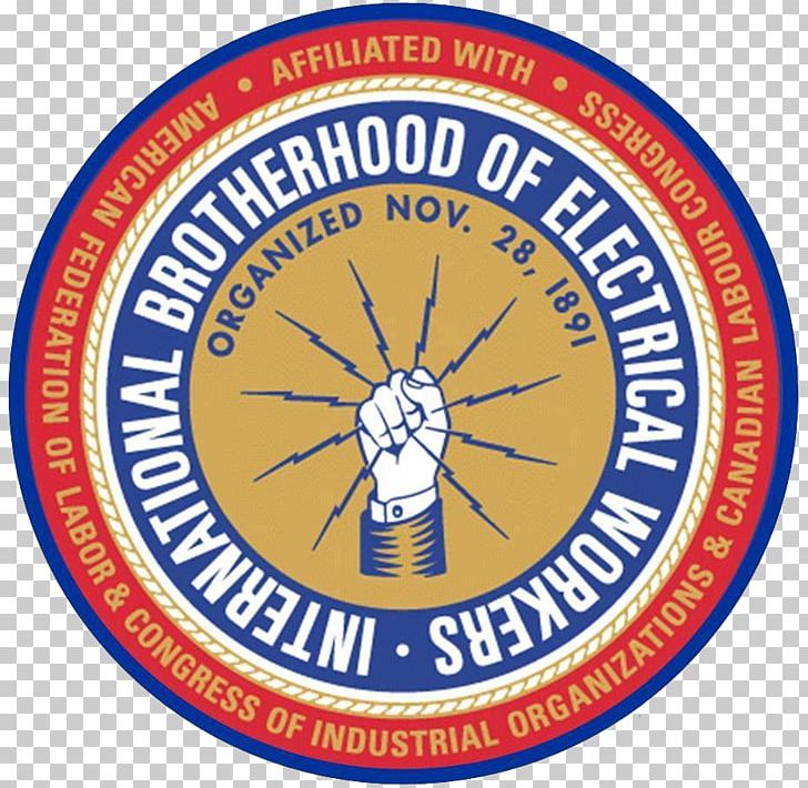 International Brotherhood Of Electrical Workers Electrician IBEW Local 965 Trade Union IBEW Local 712 PNG, Clipart, Area, Badge, Brand, Brotherhood, Circle Free PNG Download