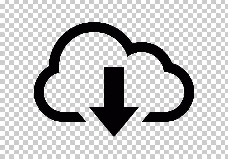 Computer Icons Cloud Computing Cloud Storage Scalable Graphics PNG, Clipart, Area, Arrow, Arrow Down, Black And White, Brand Free PNG Download