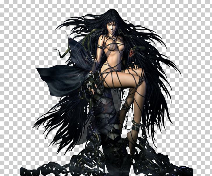 Demon Fantasy Black Hair Legendary Creature Poster PNG, Clipart, Black Hair, Demon, Fantasy, Fictional Character, Girl Free PNG Download