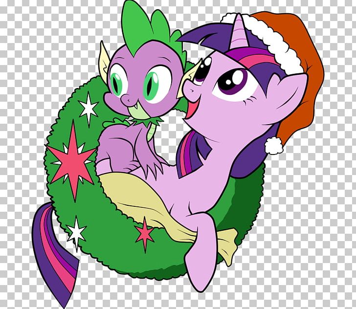 My Little Pony Twilight Sparkle Spike Rarity PNG, Clipart, Art, Artwork, Cartoon, Christmas Day, Deviantart Free PNG Download
