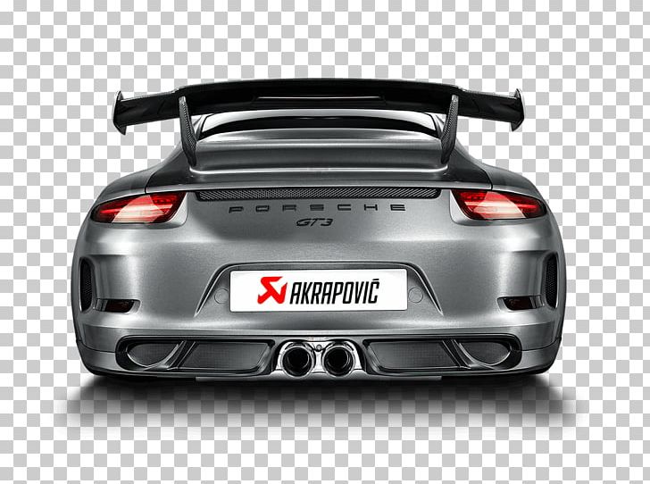 Porsche 911 GT3 Porsche 911 GT2 Exhaust System Akrapovič PNG, Clipart, Automotive Design, Automotive Exterior, Bumper, Car, Cars Free PNG Download