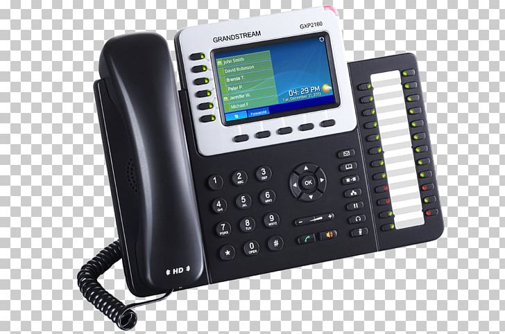 Grandstream Networks VoIP Phone Grandstream GXP2160 Telephone Grandstream GXP1625 PNG, Clipart, Answering Machine, Business, Caller Id, Communication, Corded Phone Free PNG Download