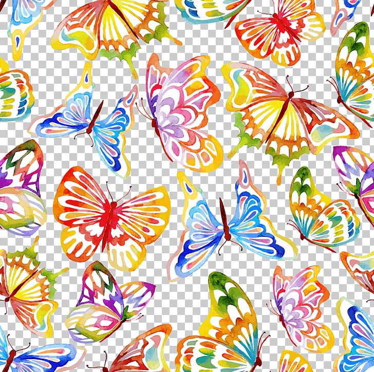 Butterfly Photography Illustration PNG, Clipart, Brush Footed Butterfly, Color, Encapsulated Postscript, Hand Drawn, Insects Free PNG Download