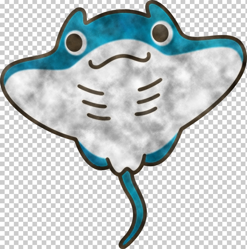 Cartoon Fish Turquoise Electric Ray Rays And Skates PNG, Clipart, Cartoon, Cartoon Fish, Electric Ray, Fish, Manta Ray Free PNG Download