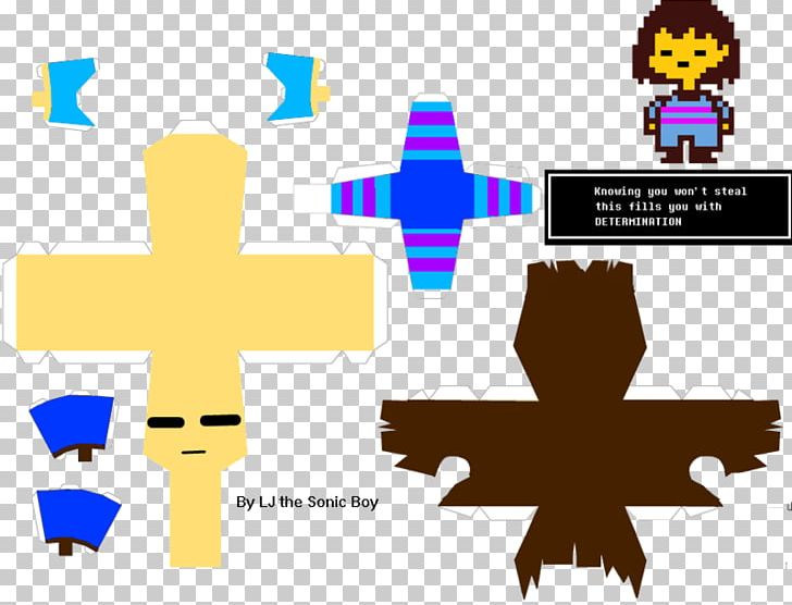 Undertale Paper Model Origami Physical Model PNG, Clipart, Cross, Deviantart, Flowey, Game, Line Free PNG Download