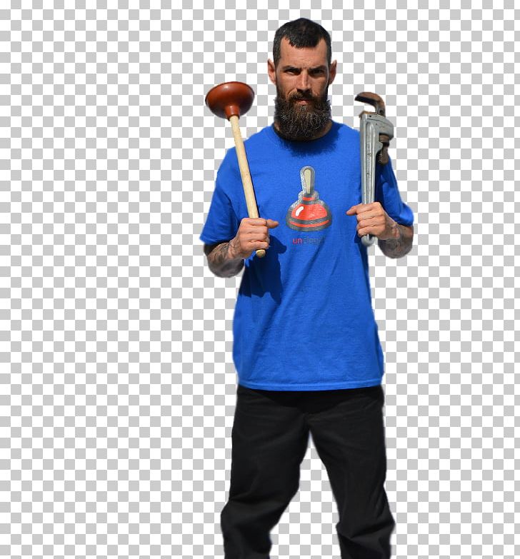 Plumber Unclog.it Plumbing Drain Surrey PNG, Clipart, Arm, Baseball Equipment, Blue, Central Heating, Cleaning Free PNG Download