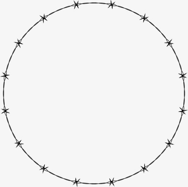 Barbed Wire Circle Round PNG, Clipart, Barbed Clipart, Circle Clipart, Fence, Fence Material, Loop Free PNG Download
