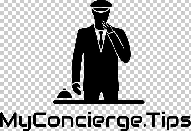 Logo Concierge Hotel Business PNG, Clipart, Banner, Black, Black And White, Brand, Business Free PNG Download
