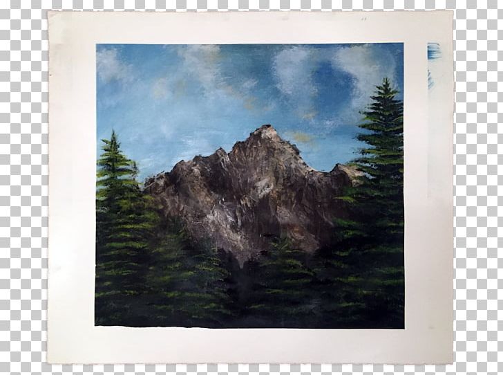 Painting Frames Tree Mountain Sky Plc PNG, Clipart, Art, Bet, Bob Ross, Landscape, Mountain Free PNG Download