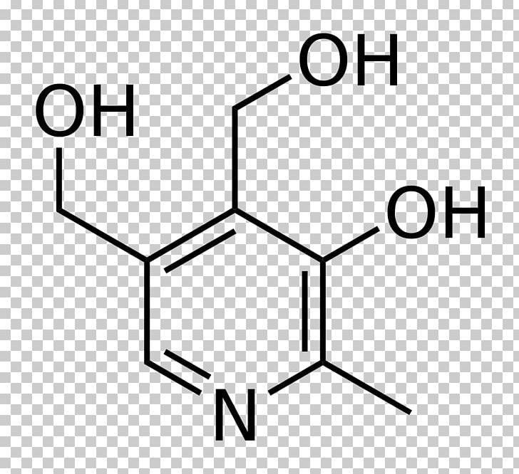 Pyridoxal Phosphate Vitamin B-6 Cofactor Pyridine PNG, Clipart, Acid, Angle, Area, Black, Black And White Free PNG Download