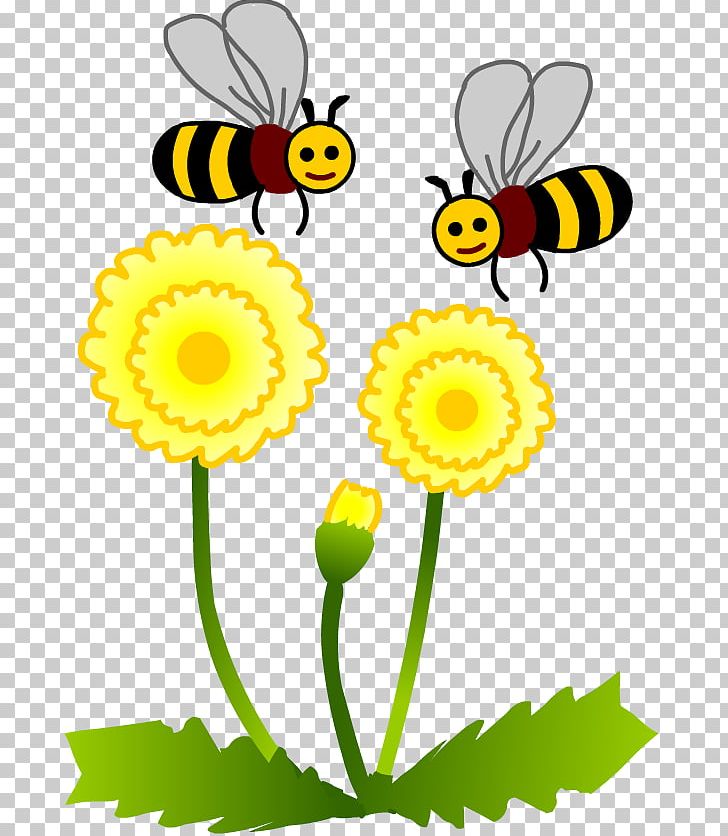 Dandelion Common Sunflower PNG, Clipart, Artwork, Bee, Brush Footed Butterfly, Common Sunflower, Cut Flowers Free PNG Download