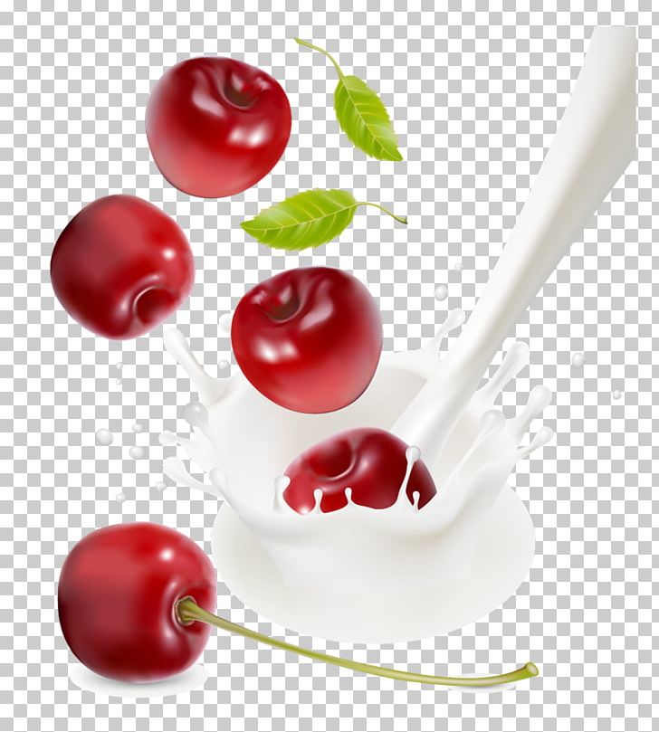 Milk Sweet Cherry Fruit PNG, Clipart, Acerola, Berry, Cherry, Cherry Blossom, Cranberry Free PNG Download